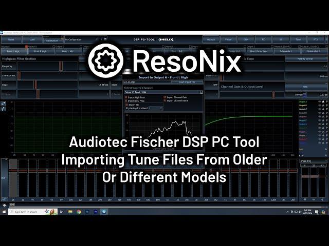 ResoNix Sound Solutions - Tech Tip: Importing Settings Of Tunes From Other Helix & Brax DSP Models