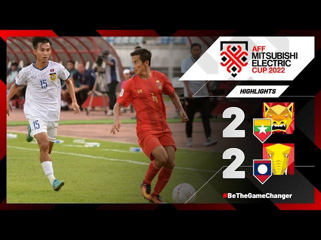 Myanmar 2-2 Laos (AFF Mitsubishi Electric Cup 2022: Group Stage)