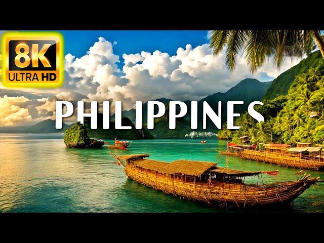 Philippines 8K ULTRA (60 FPS) - Travel to the best places in Philippines with relaxing music 8K TV