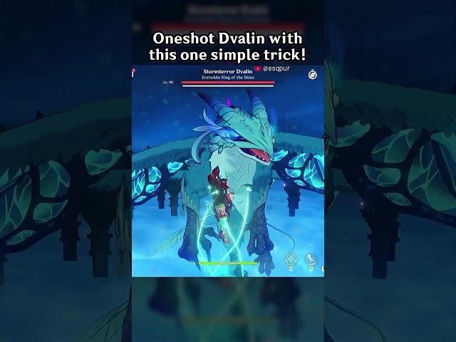 ONESHOT DVALIN WITH THIS ONE SIMPLE TRICK