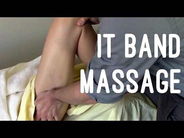 Massage Tutorial: Myofascial release for IT band pain