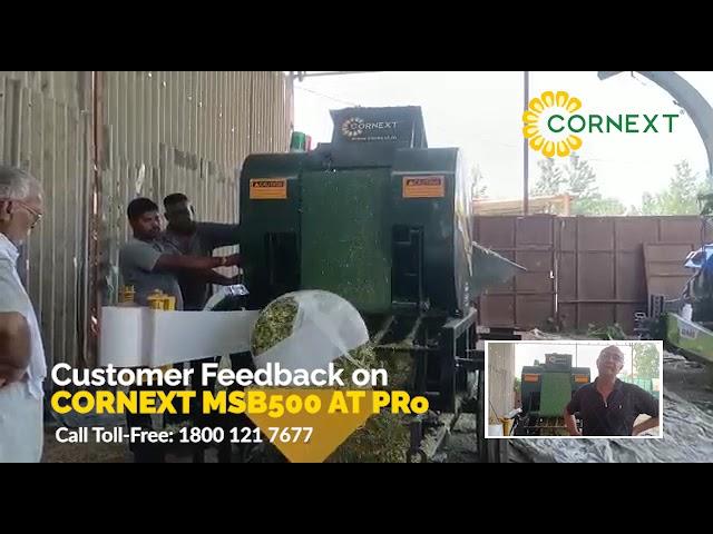 Cornext Silage Baler - MSB500 AT PRO - Customer Feedback