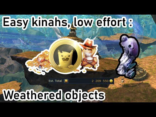 Easy kinahs with minimum effort : Weathered Objects