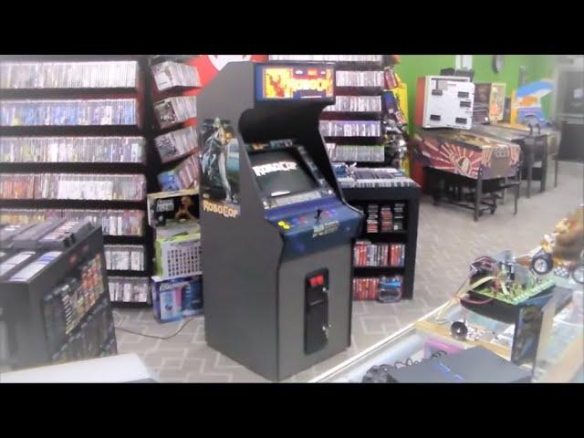 The 1988 Data East ROBOCOP Arcade Game - Dedicated Cabinet & Gameplay