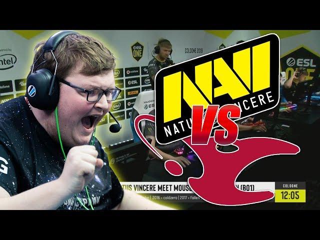 ПЕРВЫЙ ОФИЦИАЛЬНЫЙ МАТЧ БУМЫЧА ЗА НАВИ И СРАЗУ КАМБЕК! / NaVi vs mousesports / ESL One Cologne 2019