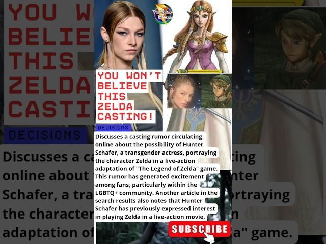 Queer Joy! Hunter Schafer Zelda Rumors Spark Excitement #short #zelda #videogames #trending
