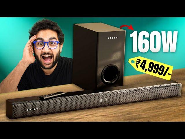 160W Soundbar for Just Rs.4999? Too Good to Be True! Boult X160