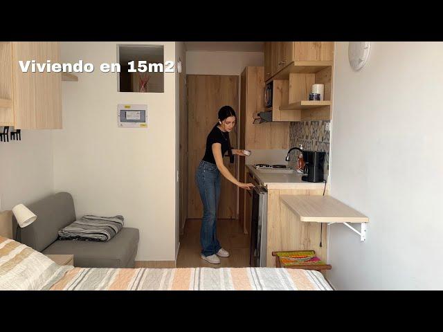  Mini departamento de 15m2 | House Tour | Bogotá