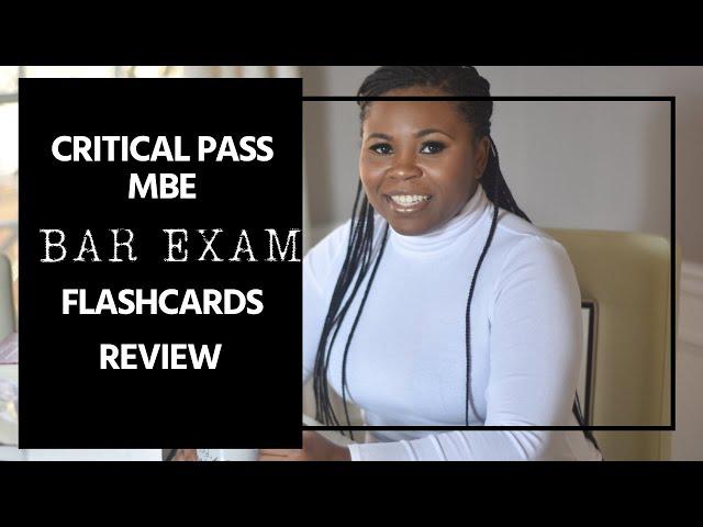 Critical Pass MBE Flashcards Review #barexam #barprep