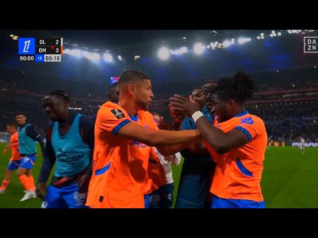 Jonathan Rowe Goal 90+5, Olympique Lyon vs Marseille (2-3), All  Goals Results/Highlights-2024