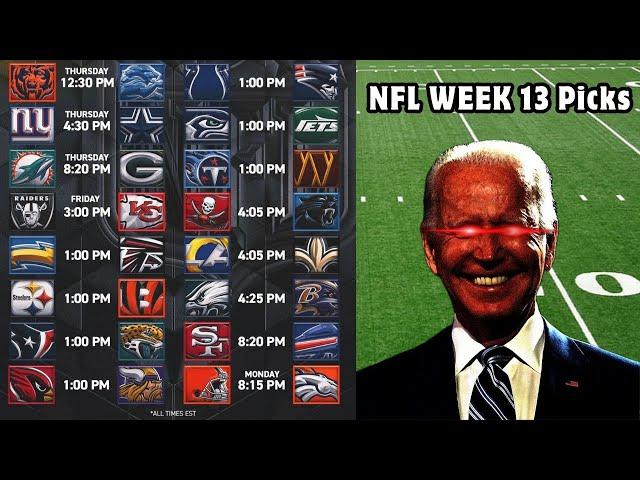 My NFL Week 13 Predictions