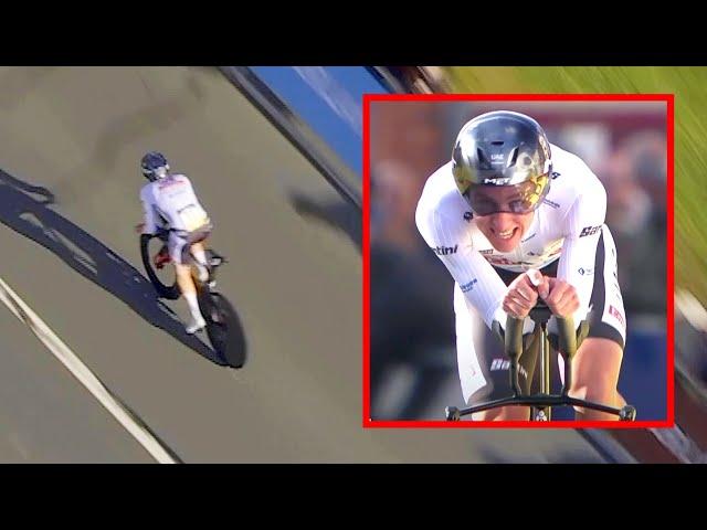 Tadej Pogacar Insane Sprint after Weird Time Trial | Paris-Nice 2023 Stage 3