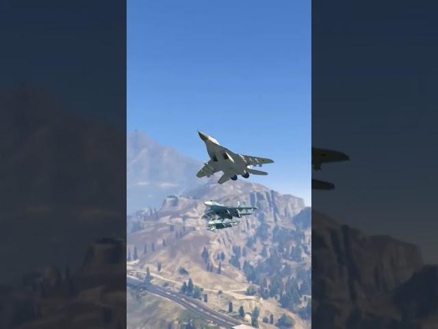 Ukrainian Jets Airstrikes on Russian Aircrafts | GTA 5