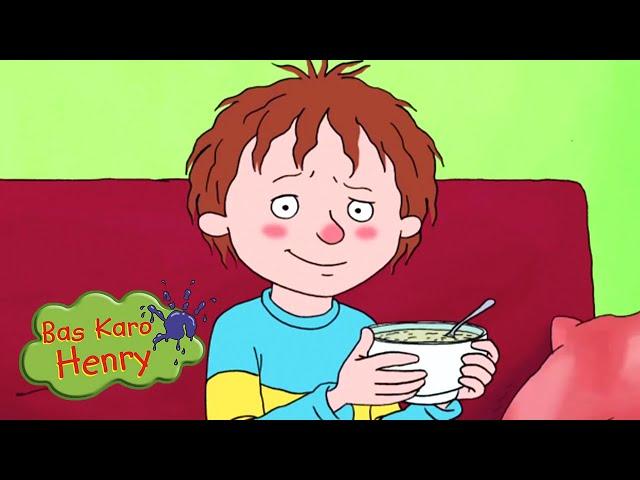 बड़ा नाश्ता | Bas Karo Henry | बच्चों के लिए कार्टून | Hindi Cartoons