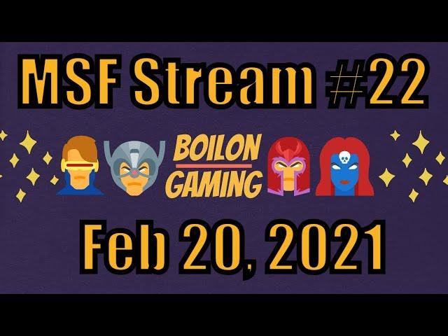 Boilon's MSF Live Stream #22 - Sat Feb 20 - Scopely PR Disaster | War, Raids, AxMEN & More MSF Talk!