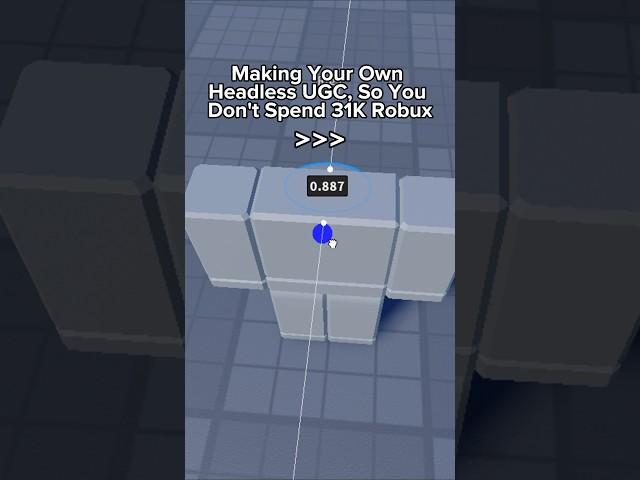 Create Your Own Headless UGC & Save 31k Robux?
