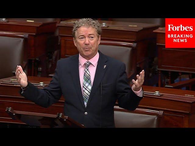 Rand Paul Lists 'Ridiculous Stuff' US Taxpayer Money Is Spent On