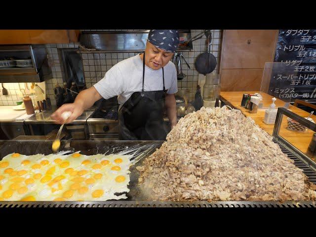 Giant Food Collection - Japanese Street Food - Meat! Fried Rice! Ramen! Chicken! デカ盛り 炒飯 ラーメン 肉