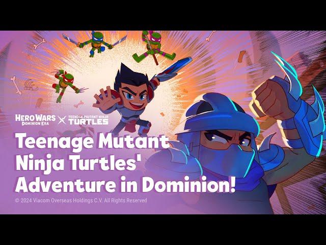 Hero Wars: Dominion Era x TMNT — Animated Trailer