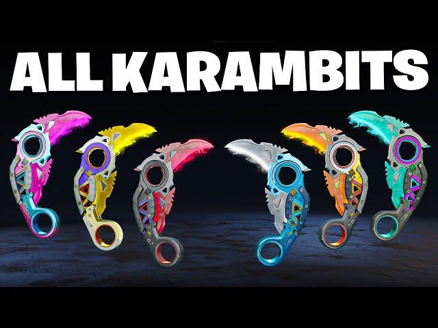 Spending ALL MY $$$ unlocking EVERY KARAMBIT HEIRLOOM... (Showcase)