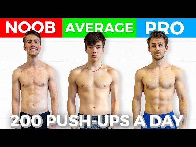 3 Guys Do 200 Push ups a Day For 30 days, These Are The Results