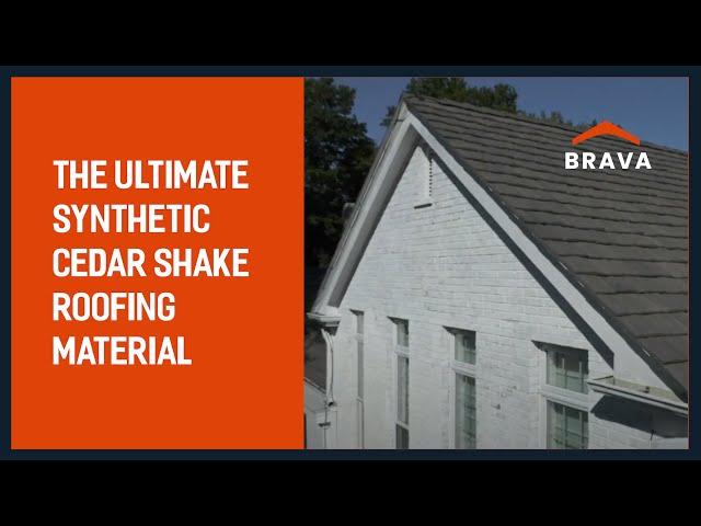 The Ultimate Synthetic Cedar Shake Roofing Material - Brava Shake - Color: Lake Forest