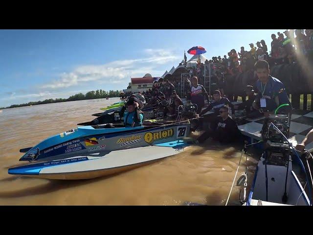 Pilot view 30hp 2piston heat 3 , miss bite moment jebung 89 #borneo #jebungracingteam #sarawak