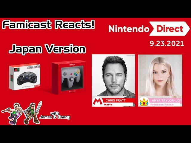 Famicast Reacts | Nintendo Direct 9.23.2021 | Japan Version