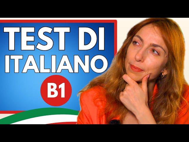 Italian B1 Level Test: 15 Questions Quiz  (#3)