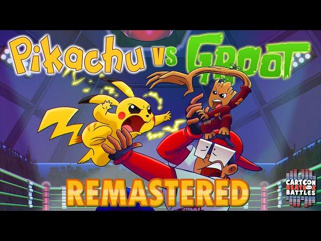 Pikachu vs Groot Remastered - Cartoon Beatbox Battles