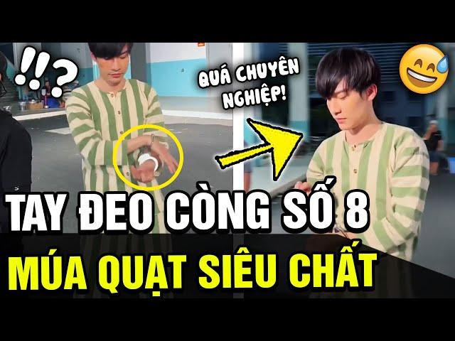 "SOÁI CA" mặc áo tù, tay đeo "CÒNG SỐ 8" vẫn thể hiện màn "MÚA QUẠT" đỉnh của chóp | TÁM TV