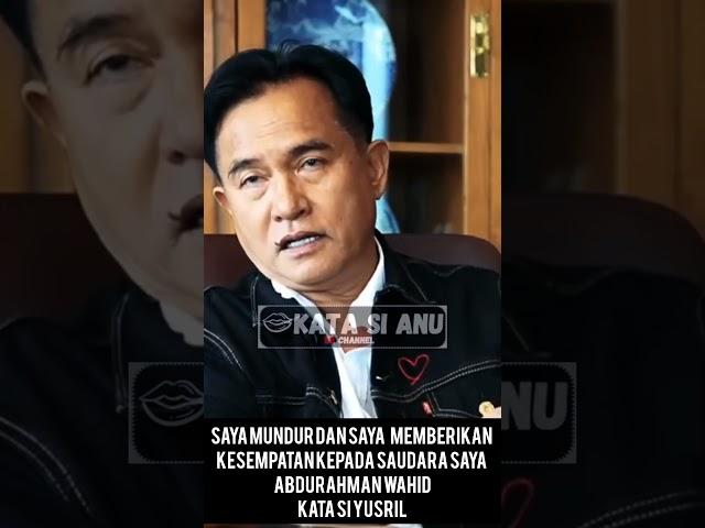 TEGANG, TEGAS DAN LUCU..CERITA KENAPA YUSRIL MUNDUR JADI CALON PRESIDEN???