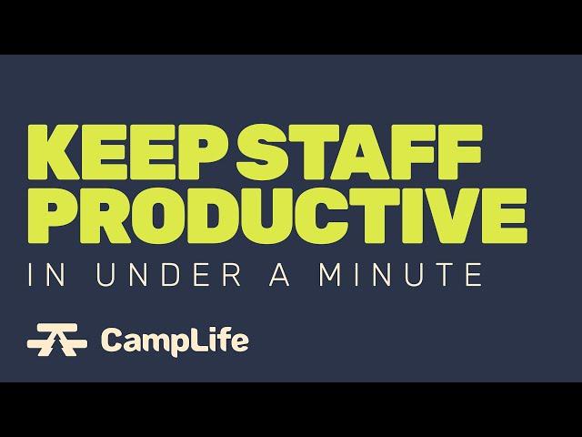 Manage Park Staff with Work Orders in CampLife Reservation Software