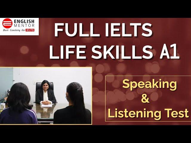 IELTS Life Skills A1 Full Test - Listening and Speaking