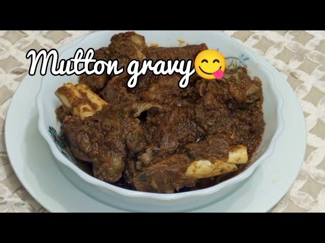 Mutton gravy recipe|homemade recipe #Alina's cooking