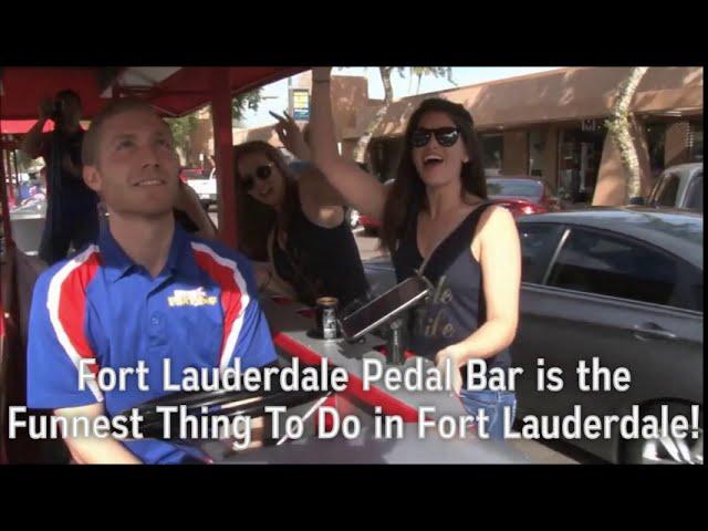 Pedal Bar Fort Lauderdale - Best Bachelorette Party Bike and Pedal Pub Crawl
