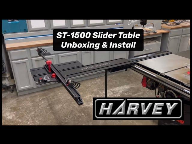 Harvey Compass ST-1500 Sliding Table Unboxing and Installation by @Statedwoods