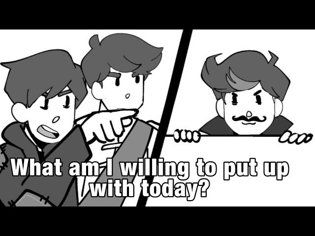Sanders Sides: What am I willing to put up with today? [ANIMATIC]