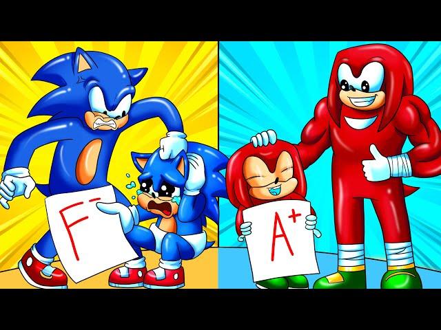 My Dad Vs Your Dad! - Who is The Best!? - Baby Sonic Sad Story - Sonic The Hedgehog 3 Animation