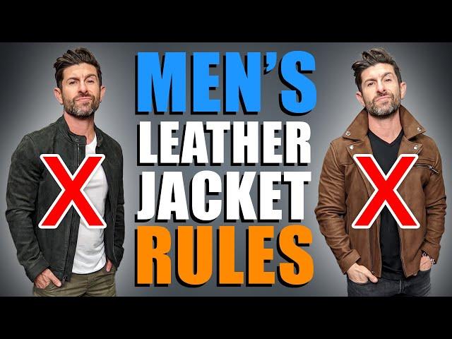 How To PROPERLY Wear a Leather Jacket! (Top 6 Leather Wearing Do's & Don'ts)