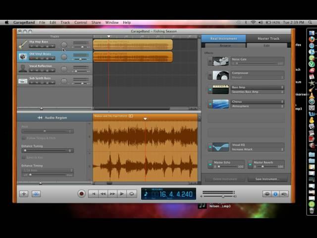 How to Remove Vocals Using Garage Band pt 1/3 - Remove Lyrics from Song using Garageband