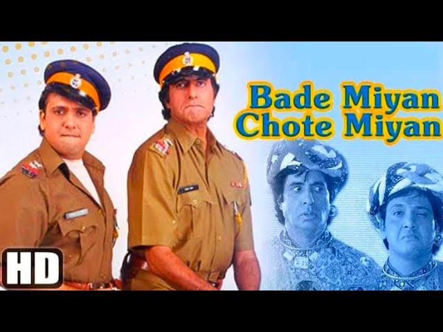 Bade Miyan Chote Miyan 1998 |बड़े मियां छोटे मियां| Amitabh bachchan,Govinda,Raveena tandon