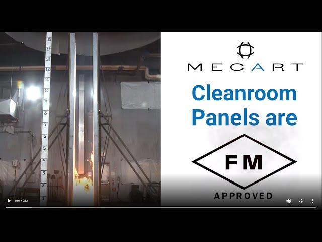 FM Approved Cleanroom Panels FM-4880 & FM-4882 | MECART