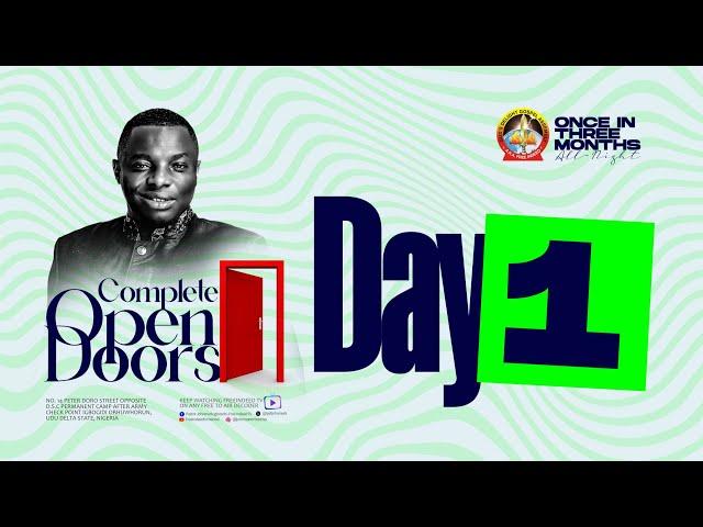 ONCE IN 3 MONTHS ALL-NIGHT || TAGGED: COMPLETE OPEN DOORS DAY 1 || 2ND DEC 2024