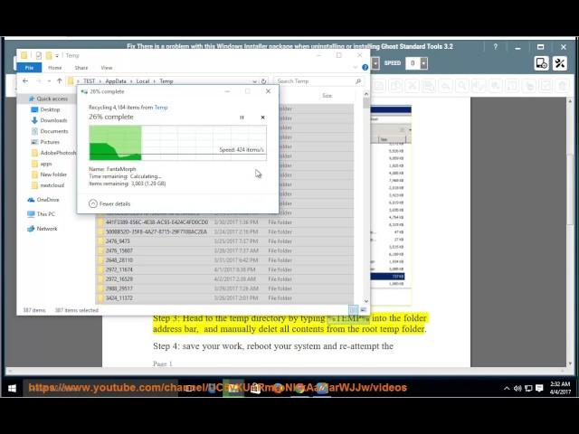 Fix There is a problem with this Windows Installer package when uninstalling/installing GTS