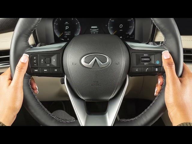 2023 INFINITI QX60 Lane Departure Warning LDW and Lane Departure Prevention LDP Systems