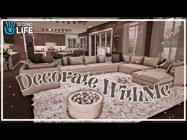 Decorate My Living Space With Me P1. | Second Life