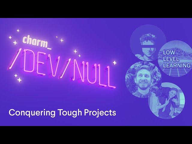 Conquering Tough Projects with @maaslalani @teej_dv @LowLevelLearning @RoxCodes