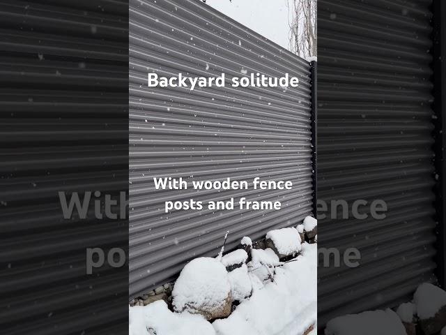 Corrugated Metal Privacy Fence Ideas - the backyard solitude you crave #privacyfence #backyardideas