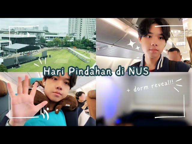 vlog: nus dorm move in | utown residence ️